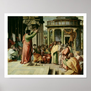 Poster Saint-Paul Preaching at Athens
