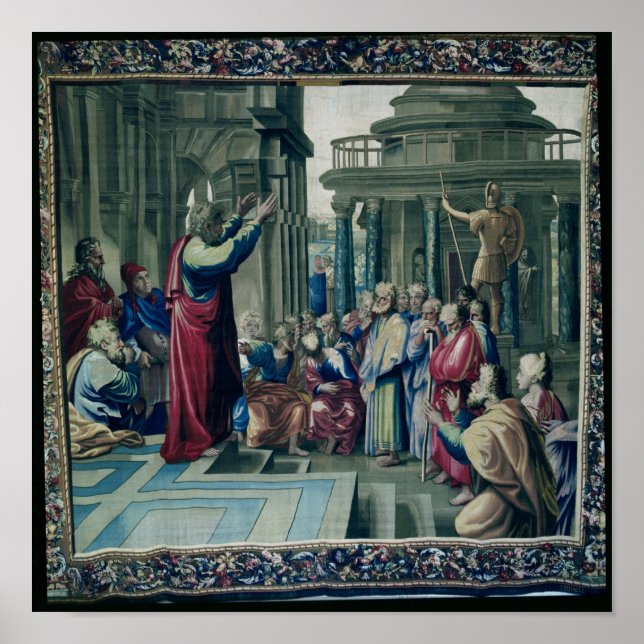 Poster Saint Paul Prêcher à l'aréopage (Devant)