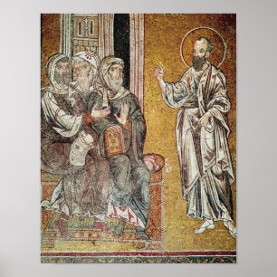 Poster Saint Paul Prêcher aux Juifs