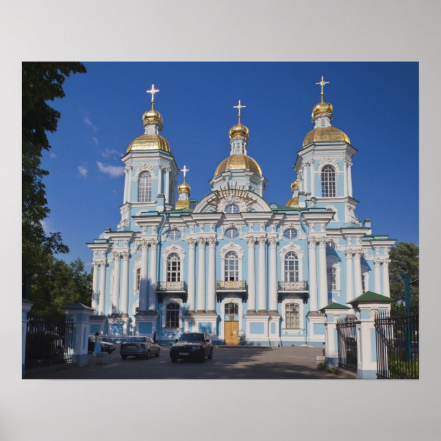 Poster Saint-Pétersbourg, Mariinsky, Cathédrale Nikolsky (Devant)