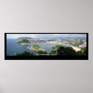 Poster Saint-Sébastien, Espagne