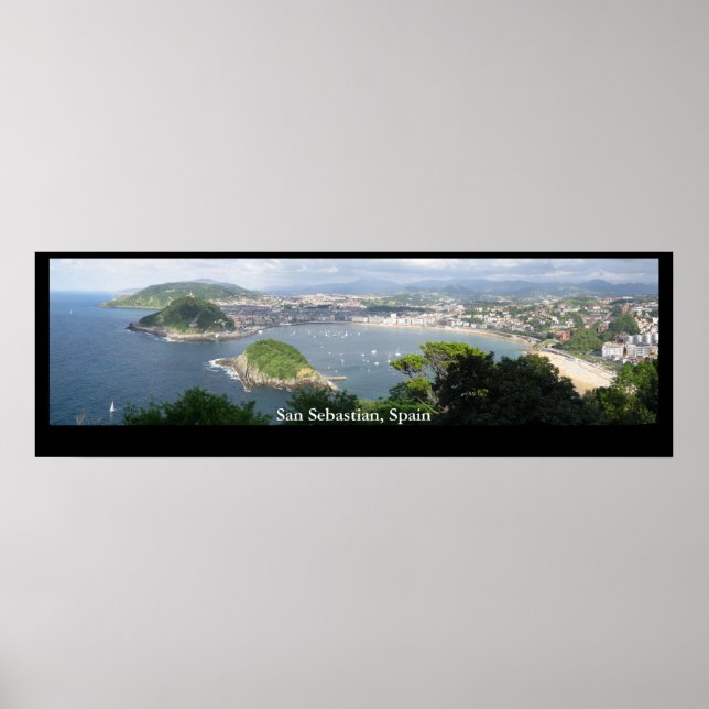 Poster Saint-Sébastien, Espagne (Devant)