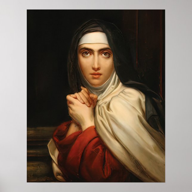 Poster Saint Teresa de Avila Catholique Saint Therese Ger (Devant)