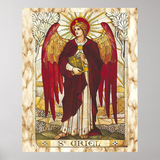Poster Saint Uriel l'Archange Angel Saint