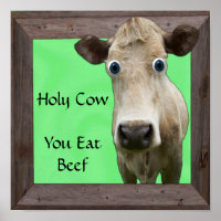 SAINT VACHE VOUS MANGEZ DU BOEUF-POSTER