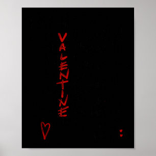 Poster Saint-Valentin chrétien Jean 3_16 Dieu a tant aimé