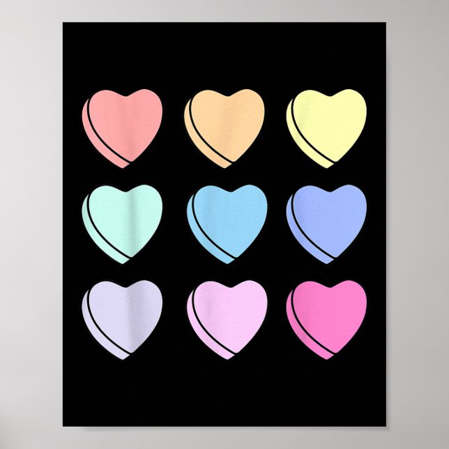 Poster Saint Valentin Coeur (Devant)