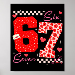 Poster Saint-Valentin Drôle Six Sept 6 7 Mème Argot Homme