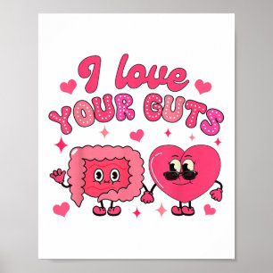 Poster Saint Valentin Gastro Endoscopy Nurse I Love Your