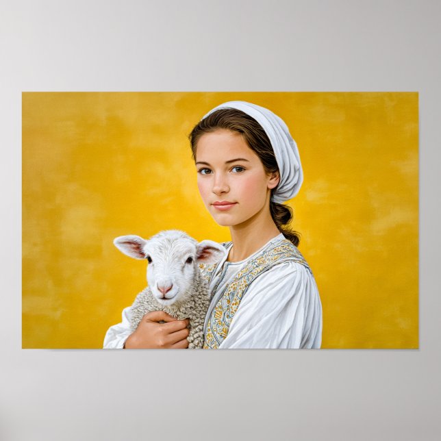 Poster Sainte Agnès de Rome : innocence et courage (Devant)