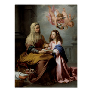Poster Sainte Anne, mère de Marie