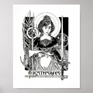 Poster Sainte Catherine d'Alexandrie