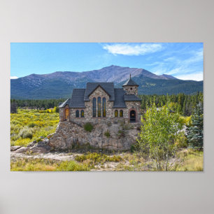 Poster Sainte Catherine de Sienne Chapelle, Allenspark, C