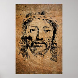 Poster Sainte Face de Jésus Christ