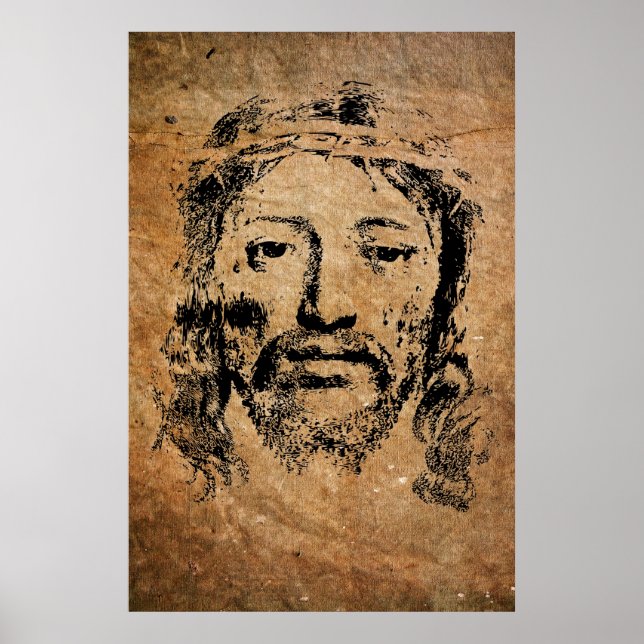 Poster Sainte Face de Jésus Christ (Devant)