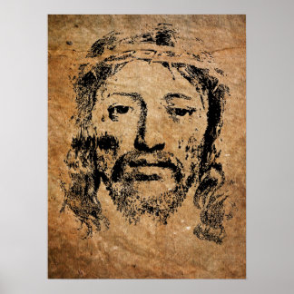 Poster Sainte Face de Jésus Christ