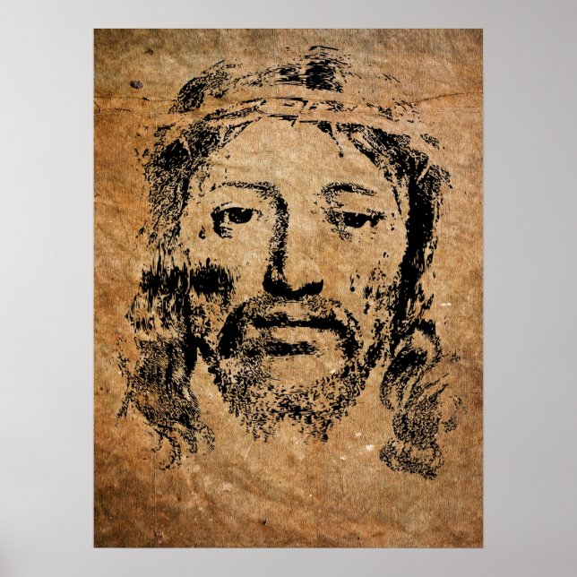 Poster Sainte Face de Jésus Christ (Devant)