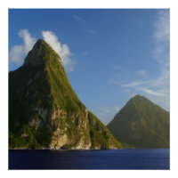 Sainte-Lucie Pitons