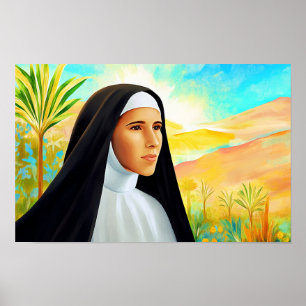 Poster Sainte Marianne Cope : Lumière de Compassion