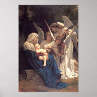 Poster SAINTE MÈRE ET ENFANT Musique Angélique