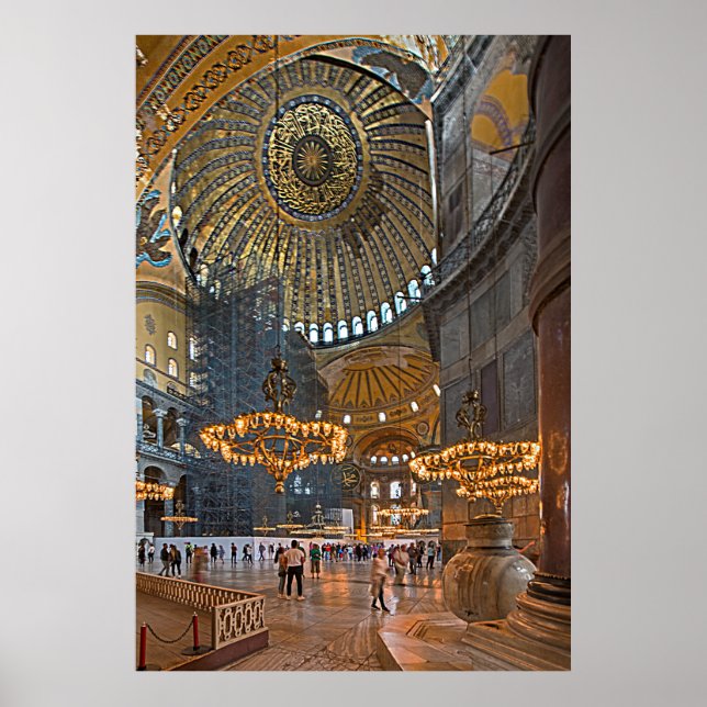 Poster Sainte Sophie. Design d'intérieur. (Devant)