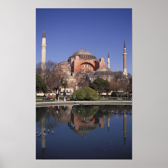 Poster Sainte-Sophie, Istanbul, Turquie (Devant)
