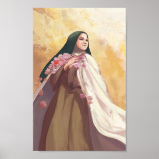 Poster Sainte Thérèse au Ciel