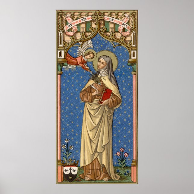 Poster Sainte-Thérèse d'Avila (SAU 28) (Devant)
