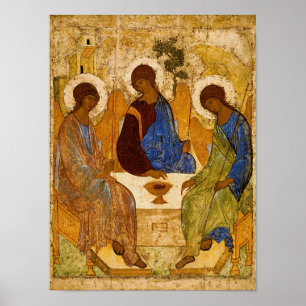 Poster Sainte Trinité par Andrey Rublev