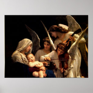Poster Sainte Vierge Marie et Enfant Jésus