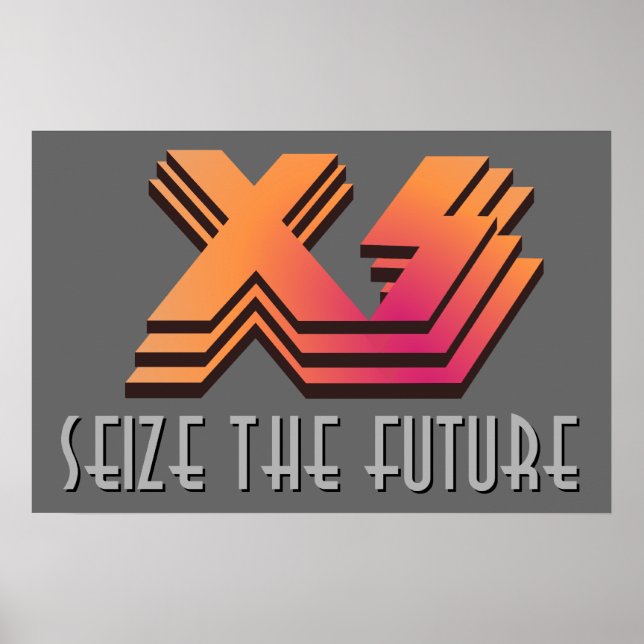 Poster Saisir l'affiche XS du futur (Devant)