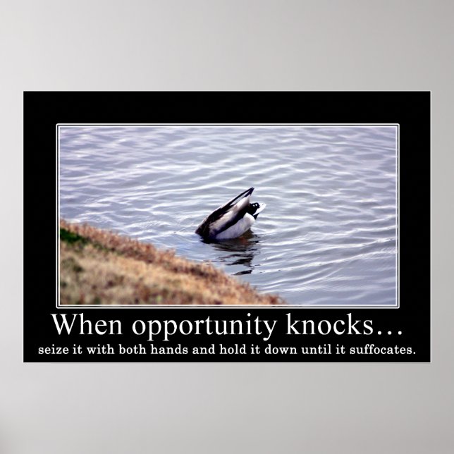 Poster Saisir l'opportunité avec vos deux mains (grand) (Devant)