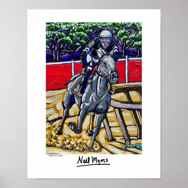 Poster "Saisis le gris" (Devant)