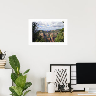 Poster Saison de mousson au bord nord du Grand Canyon