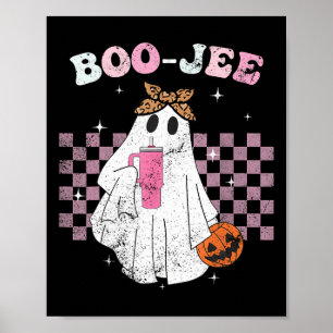 Poster Saison éffrayante mignonne Fantôme Halloween Costu