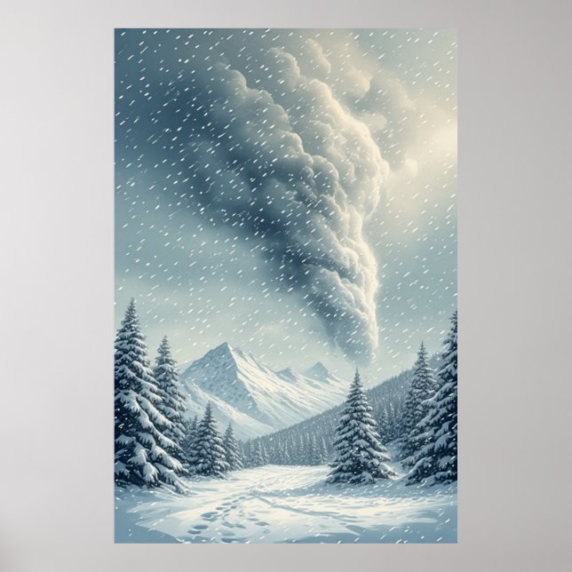 Poster Saison hivernale (Devant)