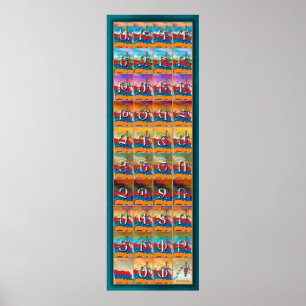 Poster Saisons alphabétiques arméniennes