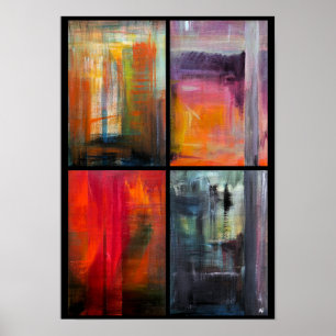 Poster Saisons Peinture par Alfred Fox