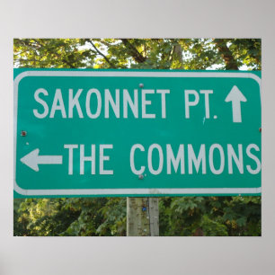 Poster Sakonnet Point, The Commons - Little Compton, RI