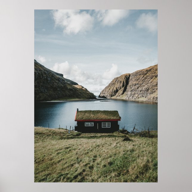 POSTER SAKSUN, ÎLES FAROE (Devant)