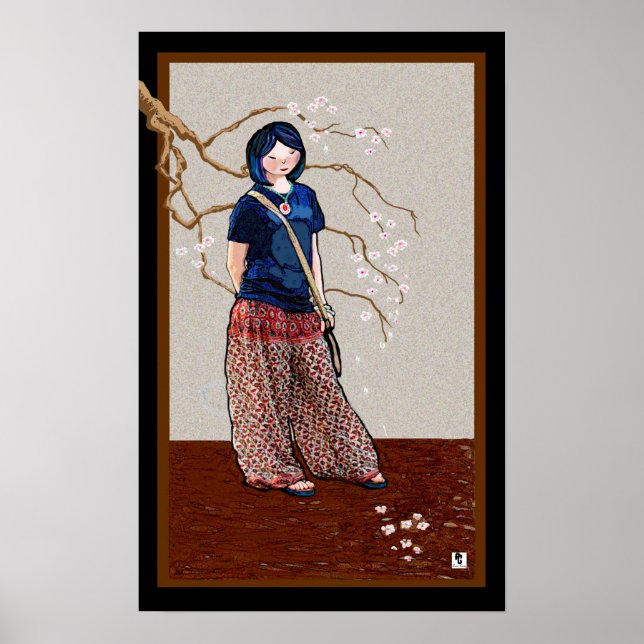 Poster Sakura version 2 (Devant)