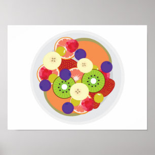 Poster Salade de fruits