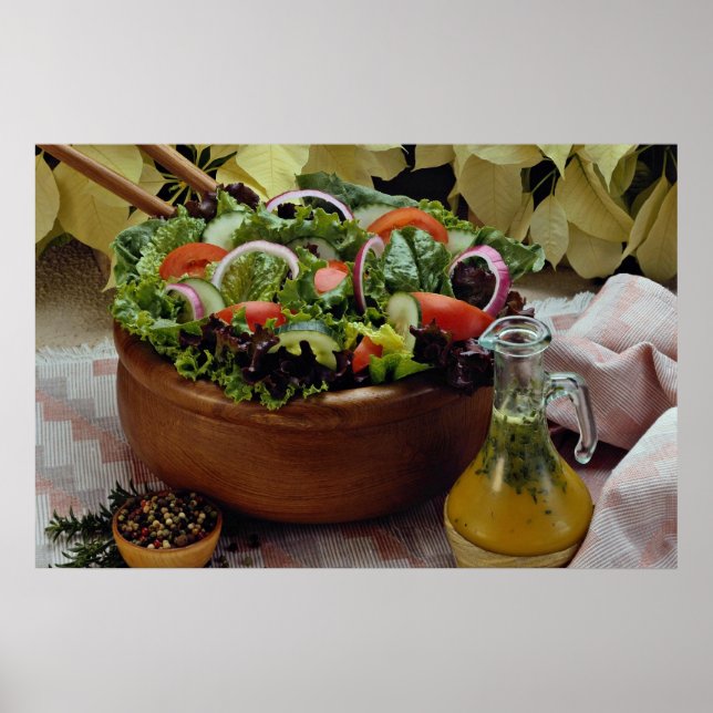 Poster Salade de légumes mixte (Devant)