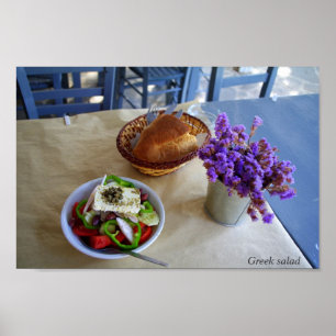 Poster Salade grecque