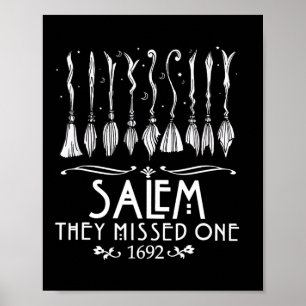 Poster Salem 1692 Ils En Ont Manqué Un Pour Halloween