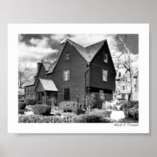 Poster Salem historique - Maison des sept pignons - Mini