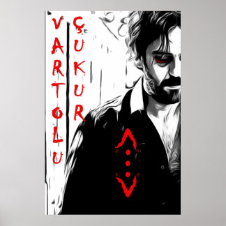 Poster Salih koçovali/ çukur/ B&W