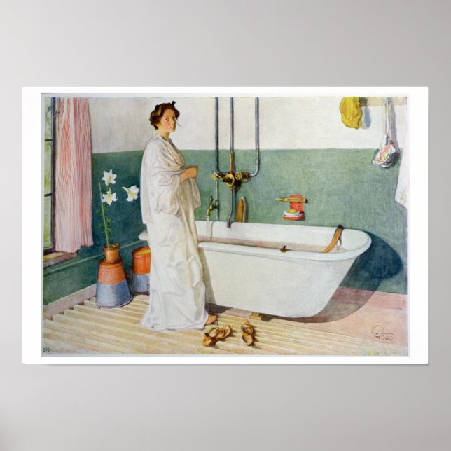 Poster Salle de bain - Lisbeth, pub. en 'Lasst Licht Hin (Devant)
