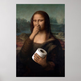 Poster Salle de bain Mona Lisa