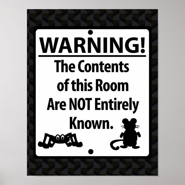 Poster Salle de brouillard (Devant)